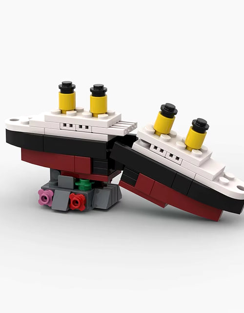 Load image into Gallery viewer, Mini RMS Titanic Sank Ship Model Break in Half MOC Building Blocks Bricks Boat Kit Construcrion Sets Gift Adult Children
