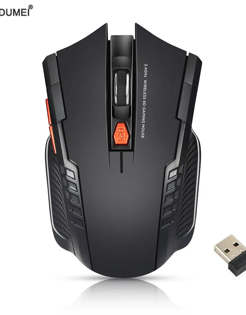 Load image into Gallery viewer, 2.4Ghz Wireless Mouse with USB Receiver 2.4G Gaming Mouse 6D Optical Wireless Mouses USB Right Scroll Mice for Laptop PC Gamer
