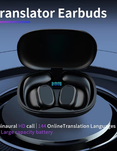 Load image into Gallery viewer, Language Translation Earbuds Online Support 144 Languages and Accents Translate Music and Calls 3In1 Wireless Translation Device
