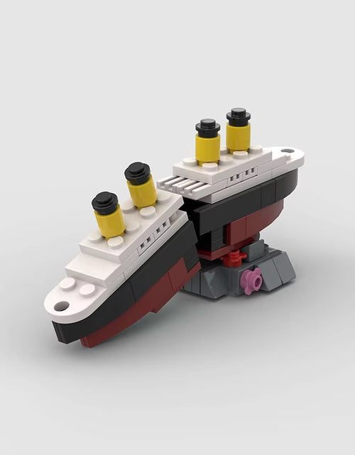 Load image into Gallery viewer, Mini RMS Titanic Sank Ship Model Break in Half MOC Building Blocks Bricks Boat Kit Construcrion Sets Gift Adult Children
