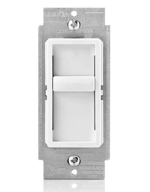 Load image into Gallery viewer, Sureslide Dimmer Switch for Dimmable LED, Halogen and Incandescent Bulbs, 6672-1LW, White
