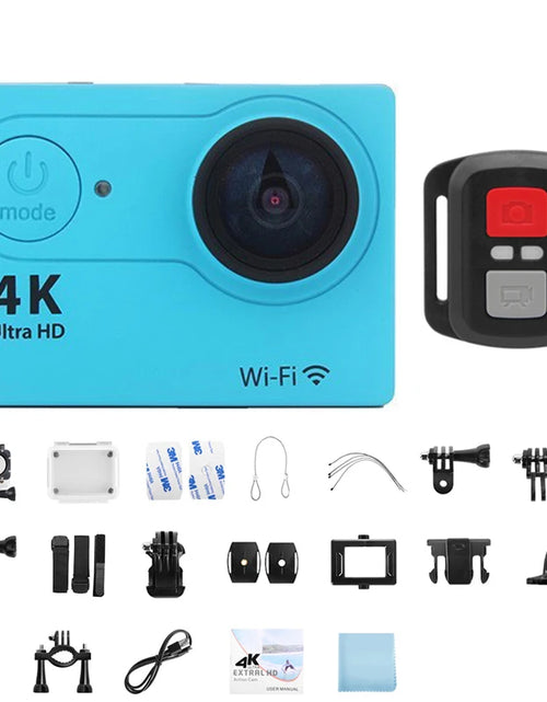 Load image into Gallery viewer, Ultra HD 4K Action Camera 1080P/30FPS Wifi 2.0-Inch 170D Underwater Waterproof Helmet Video Recording Go Cameras Sports Cam Pro
