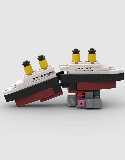 Load image into Gallery viewer, Mini RMS Titanic Sank Ship Model Break in Half MOC Building Blocks Bricks Boat Kit Construcrion Sets Gift Adult Children
