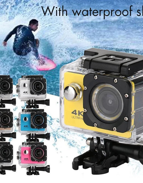 Load image into Gallery viewer, Ultra HD 4K Action Camera 1080P/30FPS Wifi 2.0-Inch 170D Underwater Waterproof Helmet Video Recording Go Cameras Sports Cam Pro
