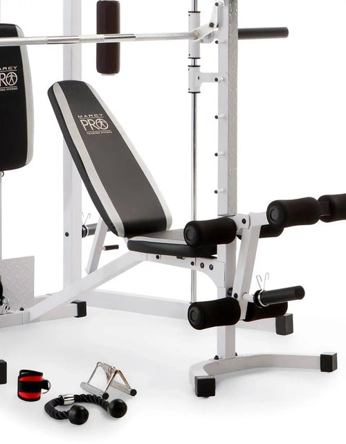 Load image into Gallery viewer, Combo All in One Full Body Home Gym Workout Equipment, White
