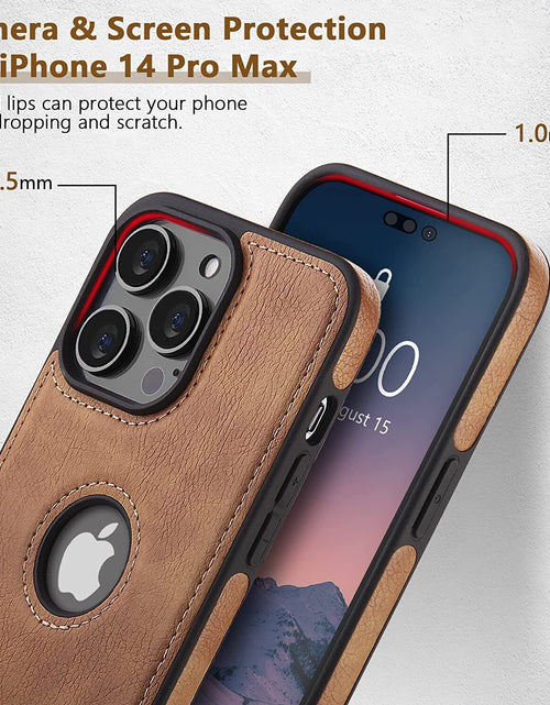 Load image into Gallery viewer, Shockproof Protective Leather Case for Iphone 16 15 14 plus 13 12 11 Pro Max
